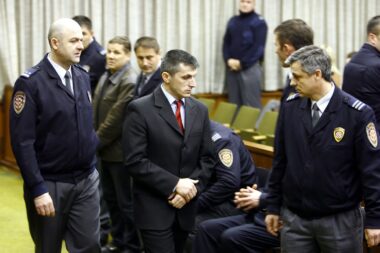 Sa suđenja bivšim vojnim policajcima iz zatvora Lora / Foto FaH