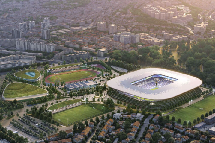 Vizualizacija projekta novog stadiona Maksimir arhitektonskog ureda Zaha Hadid