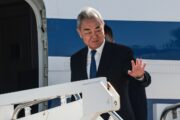 Wang Yi / Foto Evelyn Hockstein / POOL / AFP