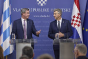 Markus Söder i Andrej Plenković /Foto HINA/ Edvard ŠUŠAK