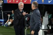 Jose Mourinho i Hansi Flick/Foto AFP