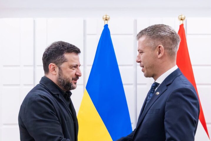 Volodimir Zelenskij i Peter Magyar