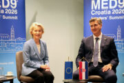 Bilateralni susret predsjednika Vlade Andreja Plenkovića s predsjednicom Europske komisije Ursulom van der Leyen / Photo: Ivana Ivanovic/PIXSELL