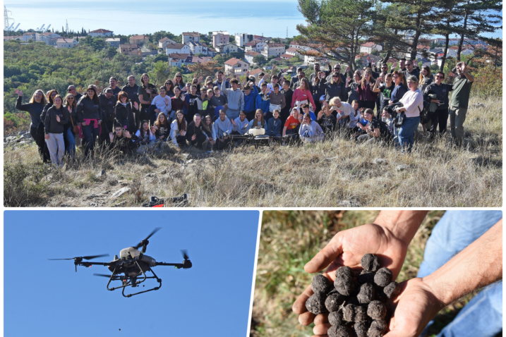 Volonteri pomoću dronova zasadili hektar crnog bora na Marinićima