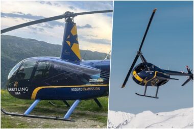 Foto Manuel Aster, Thomas Morgenstern Helicopter