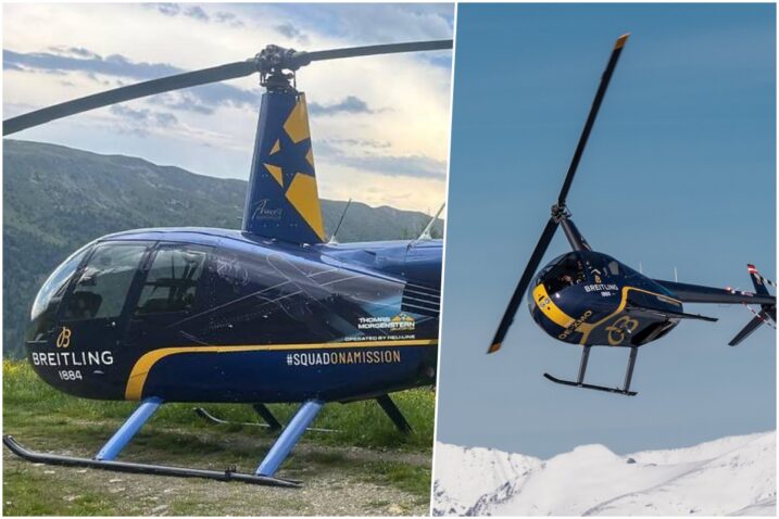 Foto Manuel Aster, Thomas Morgenstern Helicopter