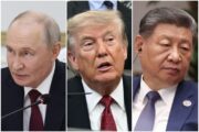 Vladimir Putin, Donald Trump, Xi Jinping / AFP